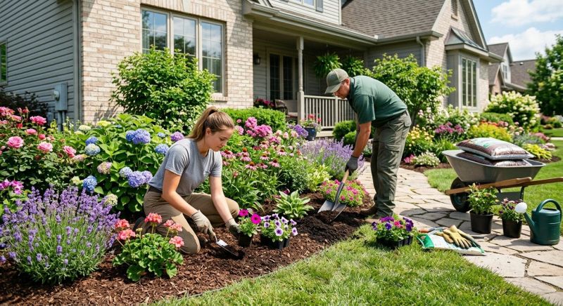 Flower Bed Mulching in Honolulu, HI