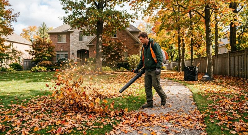 Leaves Vacuuming in Ventura County, CA